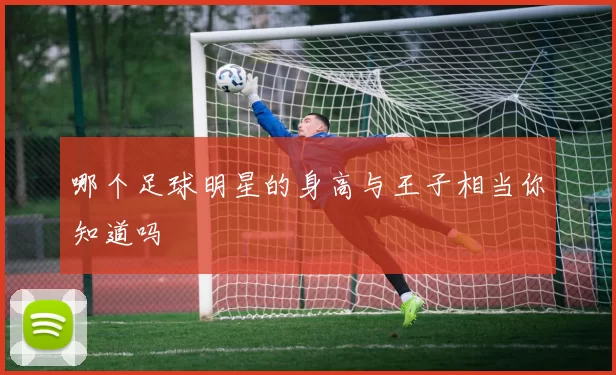 哪个足球明星的身高与王子相当你知道吗