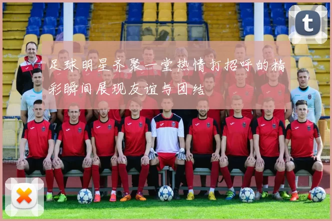 足球明星齐聚一堂热情打招呼的精彩瞬间展现友谊与团结