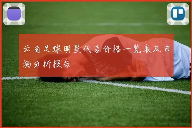 云南足球明星代言价格一览表及市场分析报告